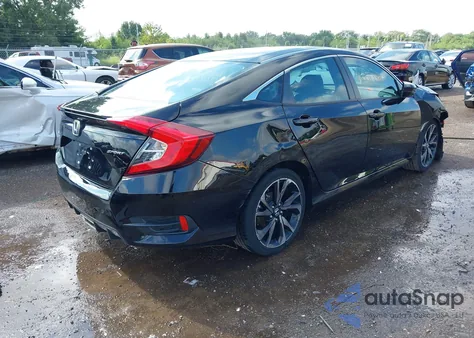 2021 Honda Civic Sport from USA, damaged, VIN 19XFC2F82ME003876